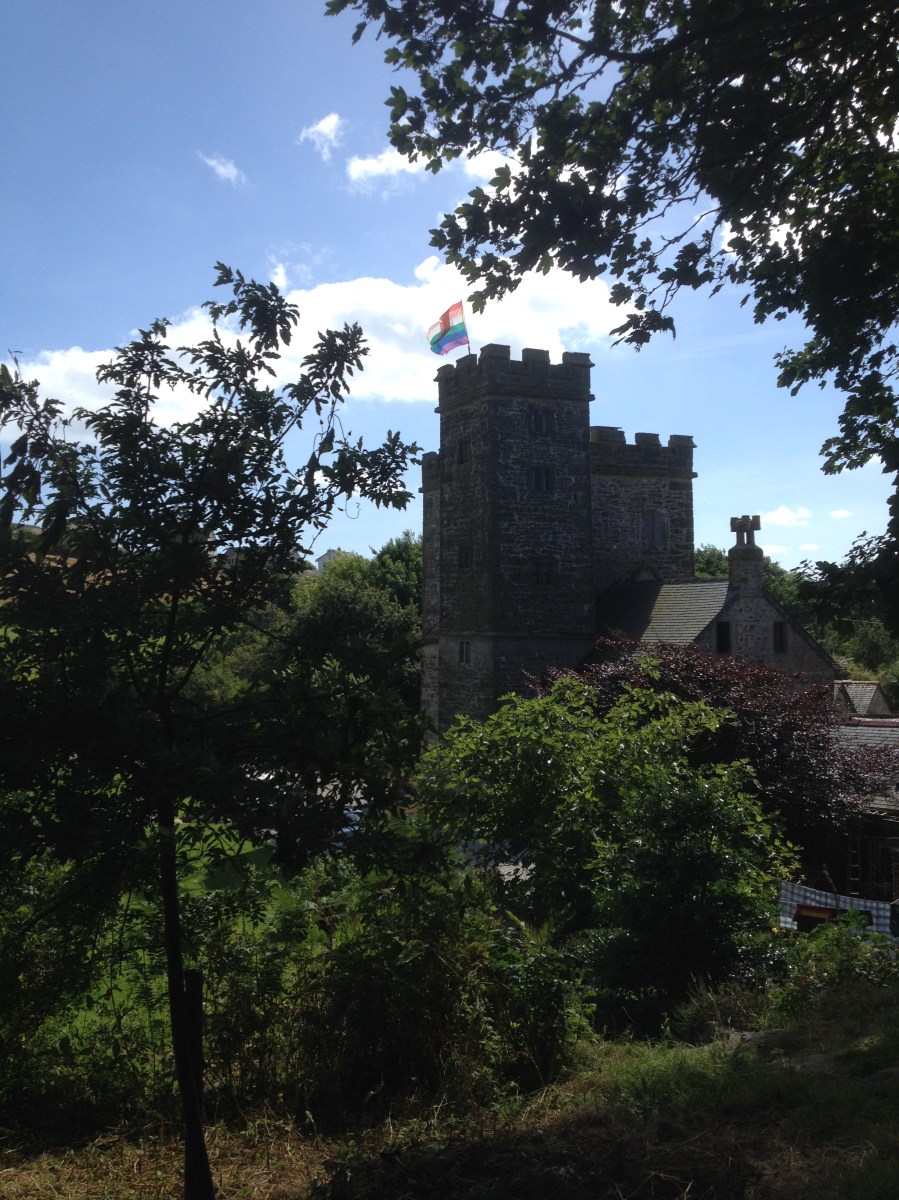 View from the garden